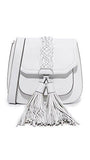 Isobel Front Pocket Saddle Bag, Optic White, One Size