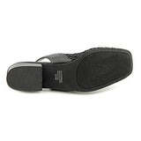 Carolton Closed Toe Casual Slingback Sandals, Black, Size 7