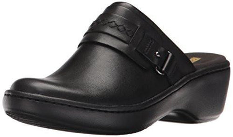 Clarks Delana Amber Mule Black Leather 9 M Us