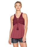 Bcbgeneration Tassle Tie Top Mahogany Medium