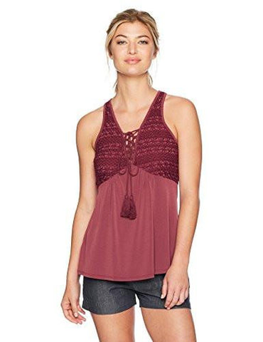 Bcbgeneration Tassle Tie Top Mahogany Medium