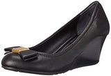 Tali Grand Bow Wdg65 Wedge Black 7 B Us