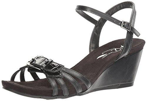 Crumb Cake Wedge Sandal Black 65 M Us