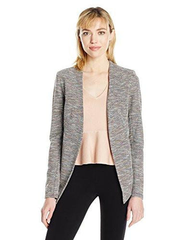 Multicolored Tuxedo Blazer With Welts Blackmulti Small
