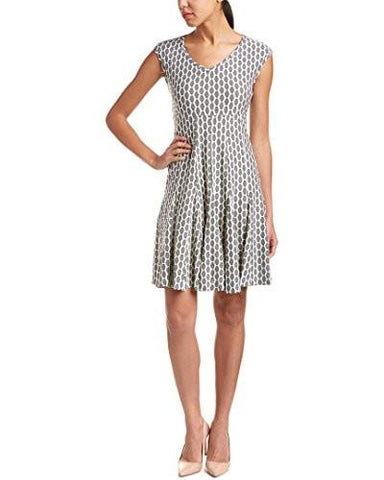 Honeycomb Noelty Knit, Grey/Ivory, 4