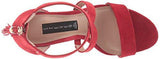 Steven By Nahlah Dress Sandal Red Suede 8 M Us