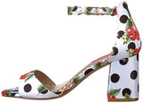 Joslyn Dress Sandal, Black/White, 7 M Us