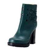 Maison Margiela Mm6 Leather High Heel Ankle Boots Shoes Us 9 It 39;