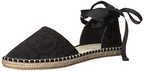 Lace Espadrille Sandal Black 7 M Us