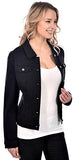 Redx Classic Denim Spring Jean Jacket Black Size Xsmall