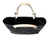 Bedford Top Zip Pocket Tote Black