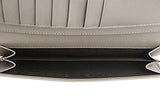 Bamboo Soft Leather Continental Flap Wallet 369662 Purple