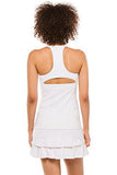 Recreation Patchwork Jacquard Solids Tank Top White Xs