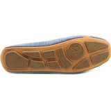 Michael Michael Kors Fulton Moc Washed Denim Vachetta Loafer 75 M