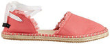 Canvas Espadrille Sandal Soft Coral 8 M Us