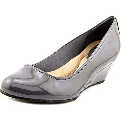 Giani Bernini Jileen Us 8 Gray Wedge Heel