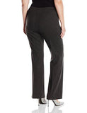 Plus Size Structured Knit Pant, Dark Heather Grey, 3X