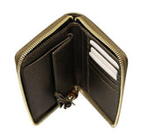 Canvas Diamante Zip Around Wallet 224256 8555
