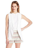 Long Blazer Vest Optic White Xsmall