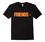 Friends Vlone Tshirt For And Kids Large Black