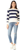 Skyline Ankle Peg Jeans With Uneven Hem, Pryor Destructed, 30