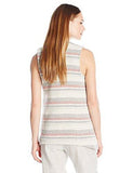Printed Blazer Vest Sand Combo Small