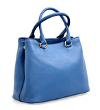 Prada 1Ba058 Blue Leather Shoulder Bag