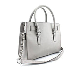 Michael Kors Small Hamilton Gray Purse Leather Satchel