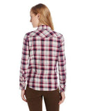 Relaxed Western Plaid Shirt, Rose Bud, Medium