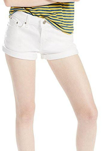 Levis Mid Length Short Soft Clean White 30 Us 10