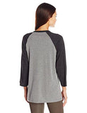 As Real As Baseball Tee Shirt, Grey Heather/Black, M