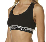Stussy Metallic X Back Crop Elastane S Black