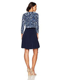 Jessica Howard Petite Jacket Multi Seamed Dress, Navy/Blue, 14P