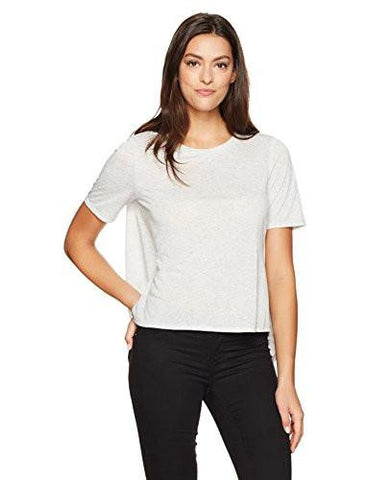 Bcbgeneration Tie Back Knit Top Light Heather Grey Xxsmall