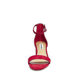 Irenee Red Suede Sandal 7 Us