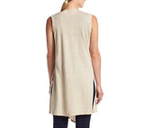 Sweater Vest Sand Heather Large