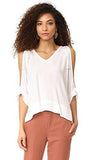 Katella V Neck Blouse, White, S