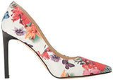 Nine West Tatiana Canvas Dress Pump Off White Floral 65 M Us