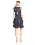 Eliza J Lace Fit And Flare, Navy, 8
