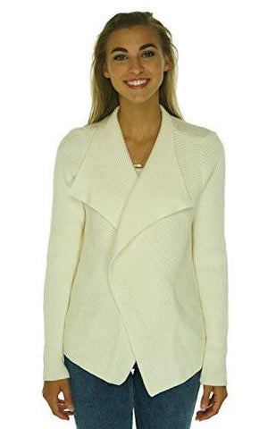 Open Front Cardigan Egret Large