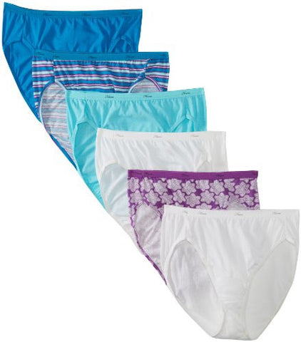 Hicut Panties 6 Pack Size: 10Assorted Prints