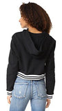 Hudson Long Sleeve Cropped Hoodie, Ruckus, Medium