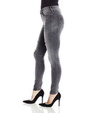 True Religion Halle Midrise Super Skinny, Black Vintage Solstice, 26