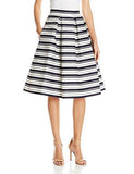 Separate MidiLength Skirt, Navy/Ivory, 4