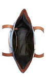 Marc Jacobs Denim Patchwork Wingman Tote Denim Multi One Size