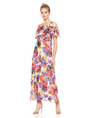 Nine West Off The Shoulder Midi Dress With Straps Hyacinthharvest 4