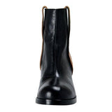 Maison Martin Margiela Mm6 Black Leather Ankle Boots Shoes Us 6 It 36;