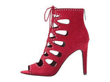 Cherries Holiday Red Lux Kid Suede Shoe