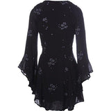 Jasmine Embroidered Boho Casual Dress Black 8