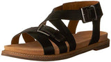 Corsio Bambi Platform Black Leather 8 Medium Us
